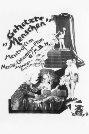 Movie poster for Gehetzte Menschen (1924)