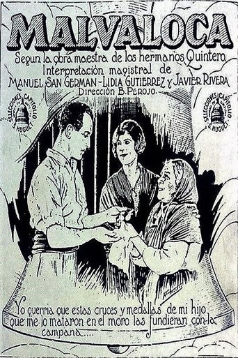 Movie poster for Malvaloca (1926)