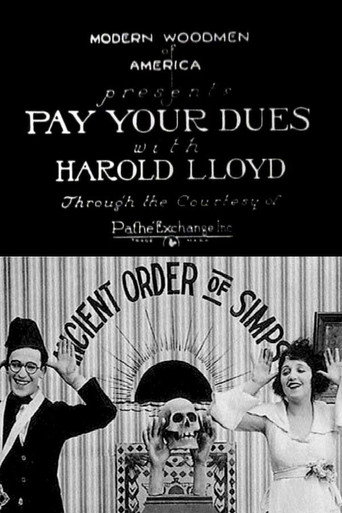 Movie poster for Pay Your Dues (1919)