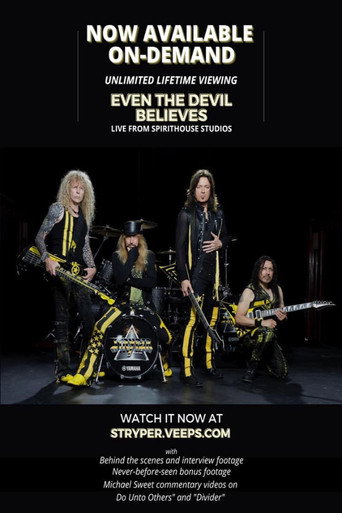 Movie poster for Stryper - Even the Devil Believes Live Stream (2020)