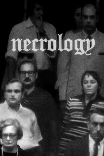 Movie poster for Necrology (1970)