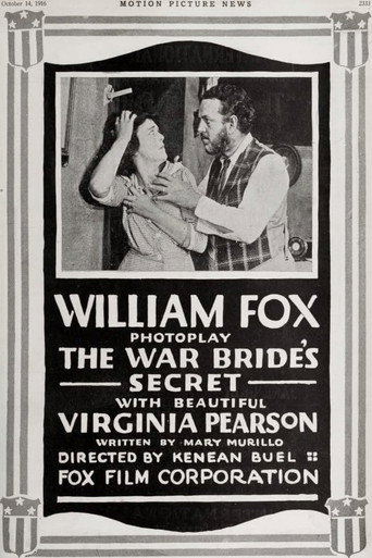 Movie poster for The War Bride's Secret (1916)