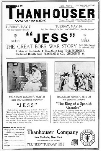 Movie poster for The Ring of a Spanish Grandee (1912)