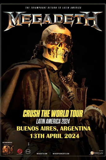 Movie poster for Megadeth - Crush the World: Live at Buenos Aires 2024 (Night 1)