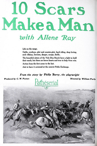 Movie poster for Ten Scars Make a Man (1924)