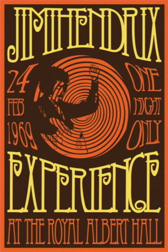 Movie poster for The Jimi Hendrix Experience: Royal Albert Hall (1969)
