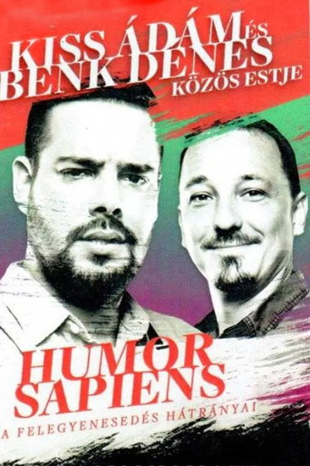 Movie poster for Humor sapiens, a felegyenesedés hátrányai - Kiss Ádám önálló estje (2017)