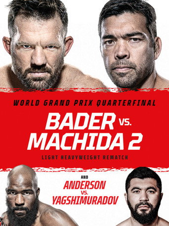 Bellator 256: Bader vs. Machida 2 poster