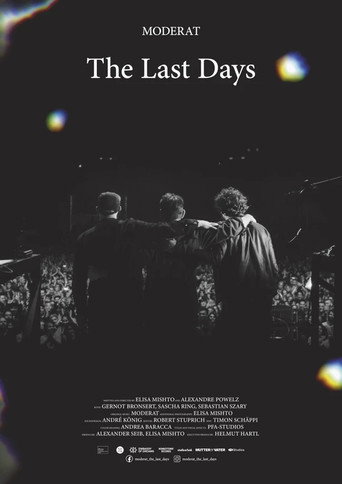 Movie poster for Moderat – The Last Days (2022)