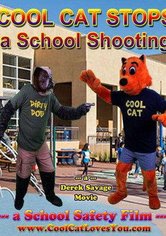 Movie poster for Cool Cat Stops a School Shooting