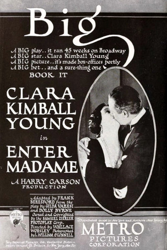 Movie poster for Enter Madame (1922)