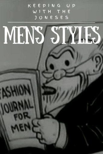 Movie poster for Keeping Up with the Joneses: Men’s Styles (1915)