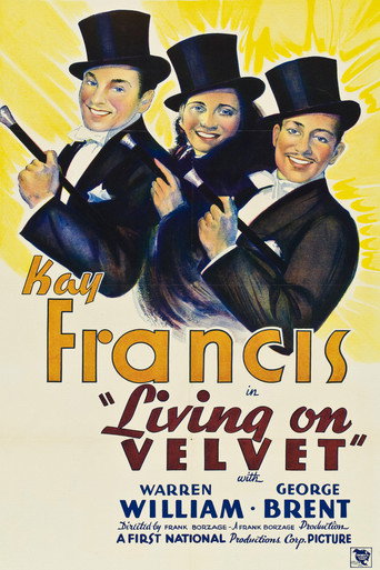 Movie poster for Living on Velvet (1935)