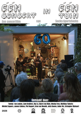 Movie poster for Één concert in één tuin. (2026)
