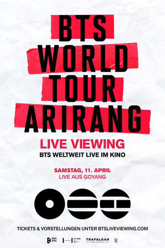 BTS World Tour 'Arirang' in Goyang: Live Viewing poster