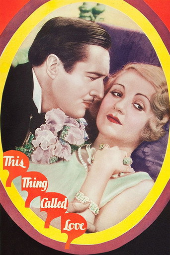 Movie poster for This Thing Called Love (1929)