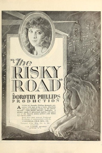Movie poster for The Risky Road (1918)