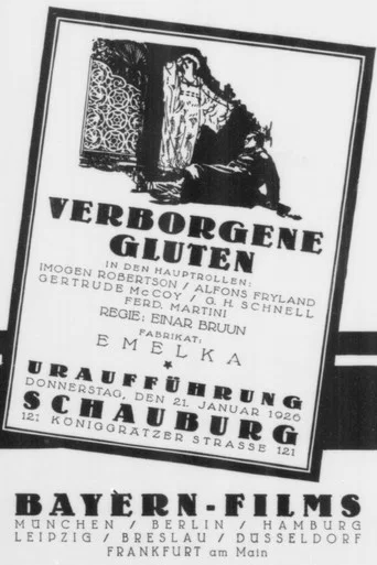 Movie poster for Hidden Fires (1925)