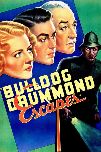 Movie poster for Bulldog Drummond Escapes (1937)