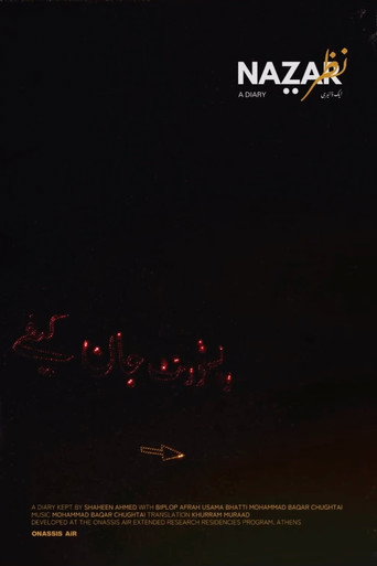 Movie poster for Naz̤ar, a diary (2025)