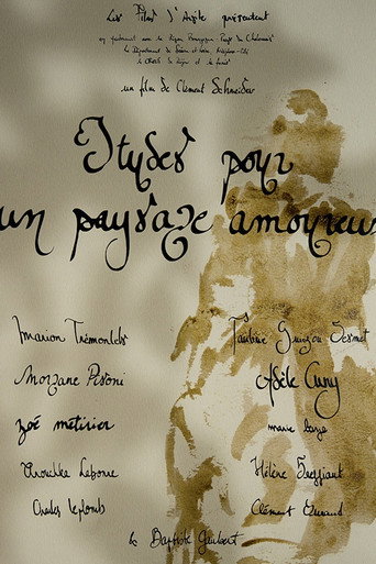 Movie poster for Etudes pour un paysage amoureux (2013)