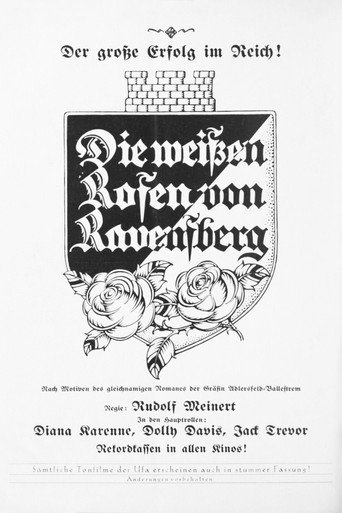 Movie poster for Die weißen Rosen von Ravensberg (1929)