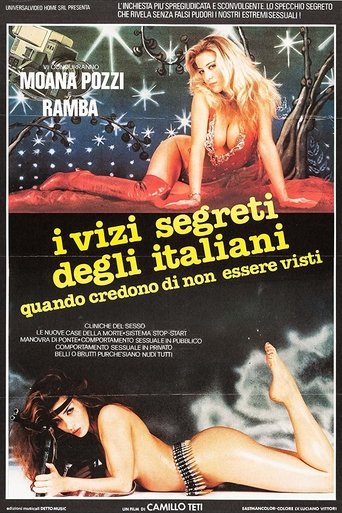 Movie poster for I vizi segreti degli italiani quando credono di non essere visti (1987)