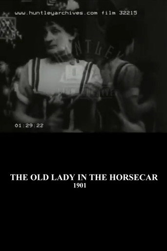 Movie poster for The Old Maid in the Horsecar (1901)