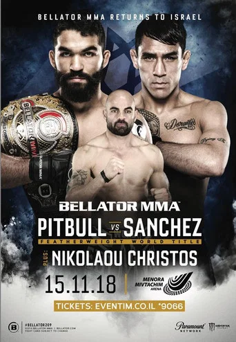 Movie poster for Bellator 209: Pitbull vs. Sanchez (2018)