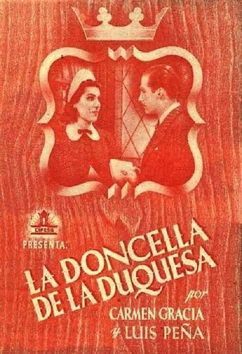Movie poster for La doncella de la duquesa (1941)