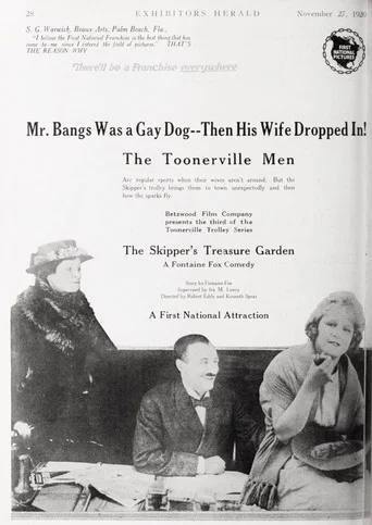 Movie poster for The Skipper's Treasure Garden (1921)