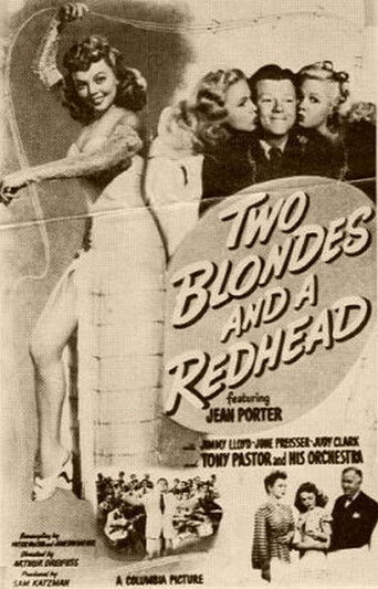 Two Blondes and a Redhead poster