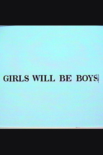 Movie poster for Girls Will Be Boys (1993)