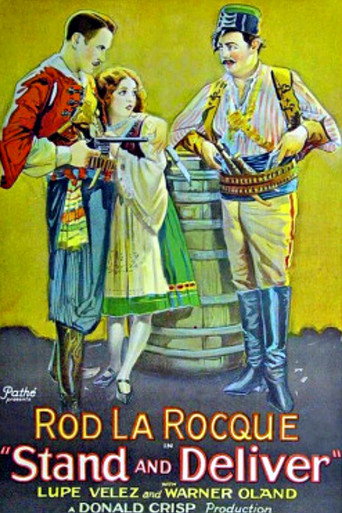 Movie poster for Stand and Deliver (1928)