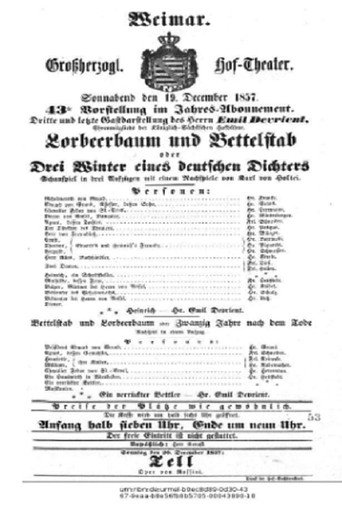Movie poster for Lorbeerbaum und Bettelstab (1913)