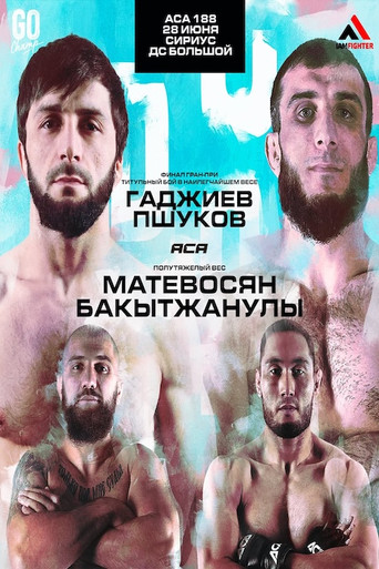 Movie poster for ACA 188: Gadzhiev vs. Pshukov (2025)