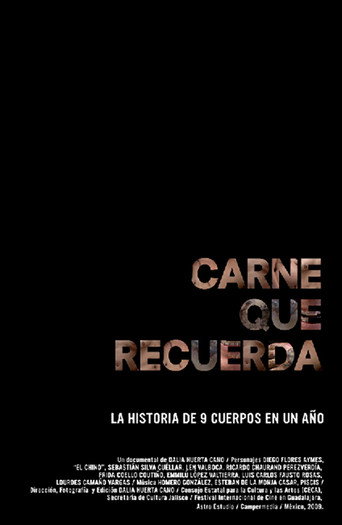 Movie poster for Carne que recuerda (2019)