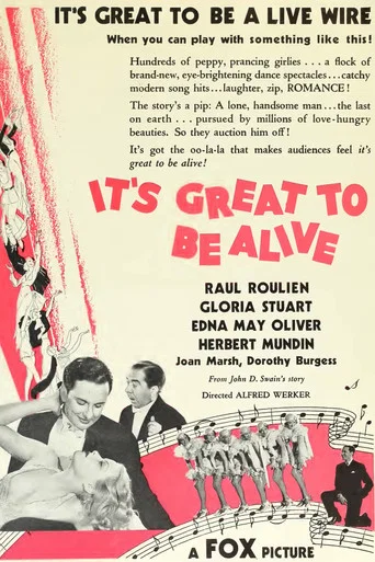 Movie poster for It's Great to Be Alive (1933)