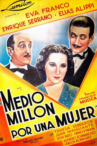 Movie poster for Medio millón por una mujer (1940)