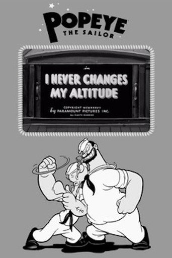 Movie poster for I Never Changes My Altitude (1937)