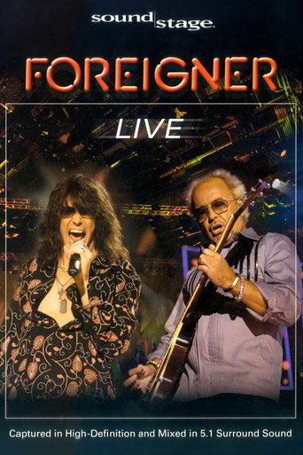 Movie poster for Foreigner: Live (2008)