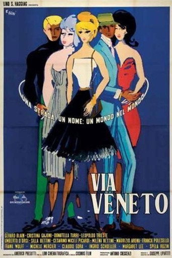 Movie poster for Via Veneto (1964)