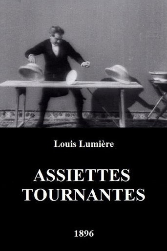 Movie poster for Assiettes tournantes (1896)