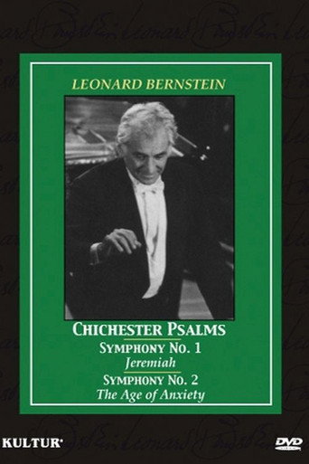 Movie poster for Leonard Bernstein: Chichester Psalms Symphony No's 1 & 2 (1977)