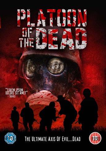 Movie poster for Platoon of the Dead (2009)