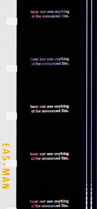 Movie poster for Six films infinitésimaux et supertemporels (1975)