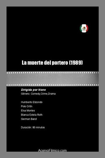 Movie poster for La muerte del portero (1989)
