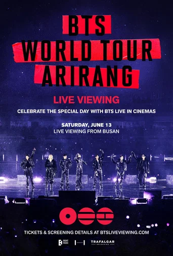 Movie poster for BTS World Tour 'Arirang' in Busan: Live Viewing (2026)