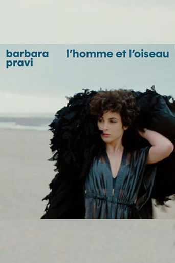 Voilà, le jour se lève sur l'homme et l'oiseau poster