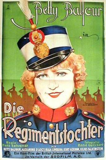 Movie poster for Daughter of the Regiment (1929)